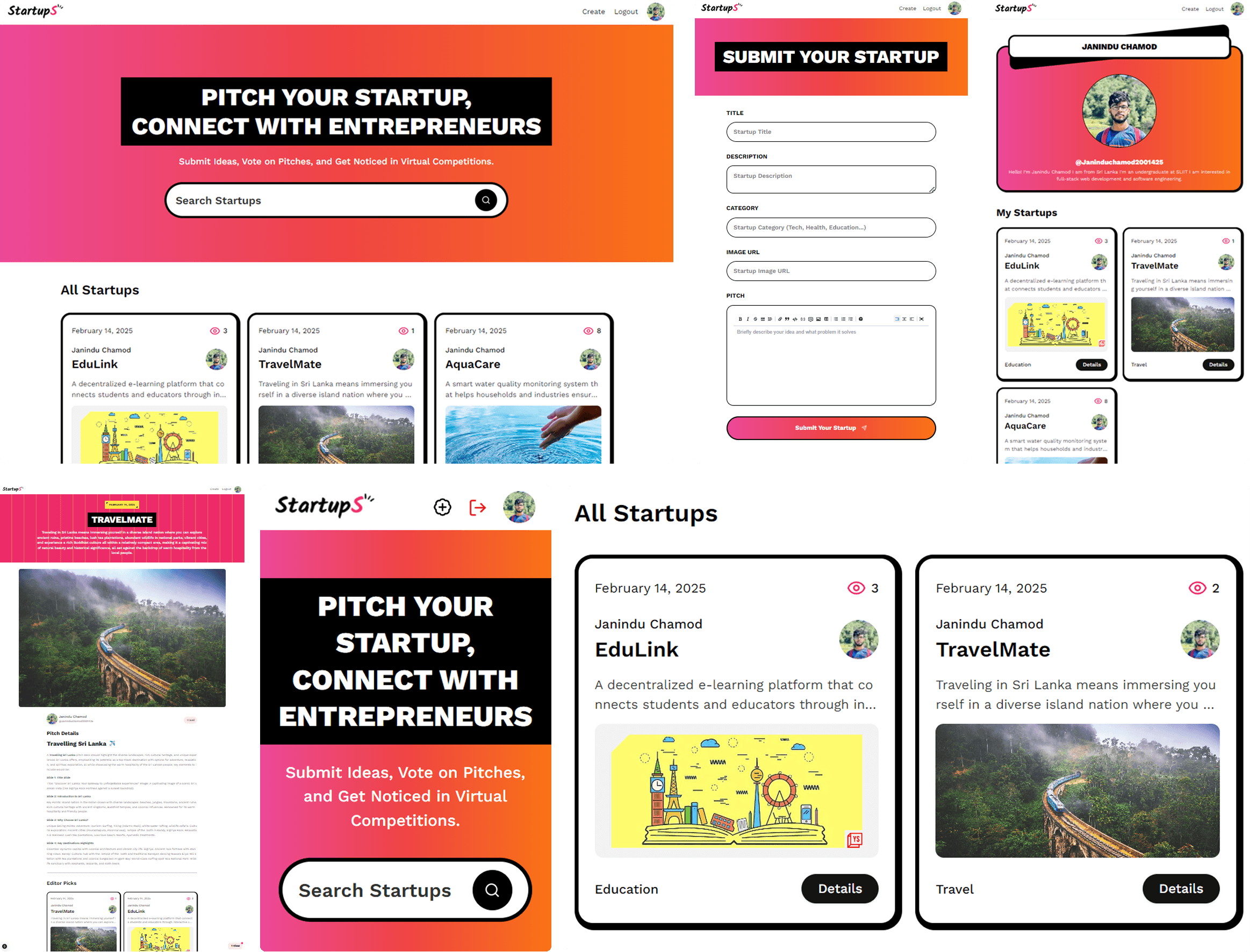 Startup Website Design